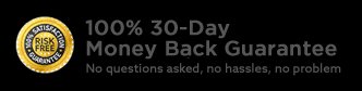 100% 30-Day Money Back Guarantee